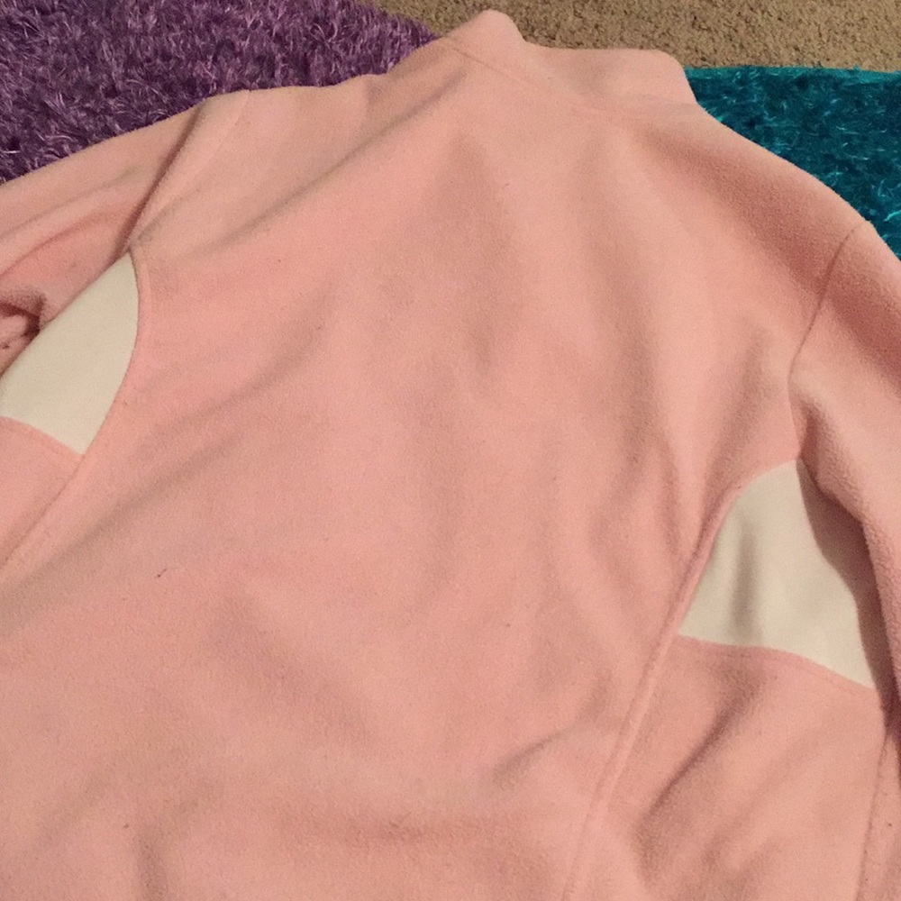 Athletic Works pink and white fleece jacket 1X - Picture 7 of 8